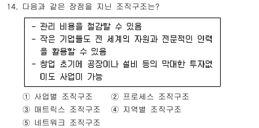공인노무사_1차(경영학개론)(구) 2024년 14번 - 정답과 핵심 포인트를 검수 중인 기출문제