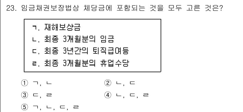 공인노무사_1차(노동법1) 2015년 23번 - 정답과 핵심 포인트를 검수 중인 기출문제