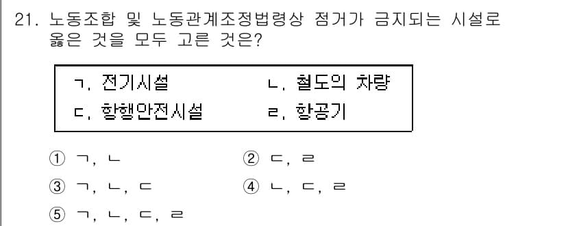 공인노무사_1차(노동법2) 2017년 21번 - 정답과 핵심 포인트를 검수 중인 기출문제