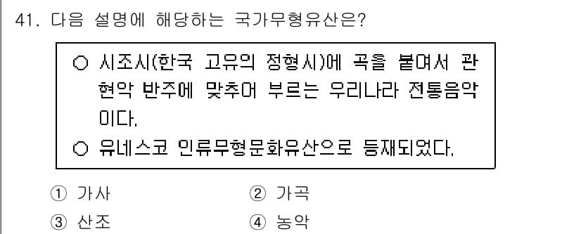 관광통역안내사_1교시(구) 2024년 41번 - 정답과 핵심 포인트를 검수 중인 기출문제