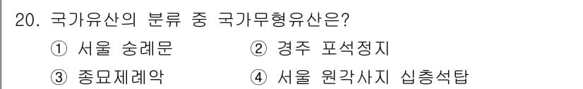 국내여행안내사_1차 2024년 20번 - 정답과 핵심 포인트를 검수 중인 기출문제