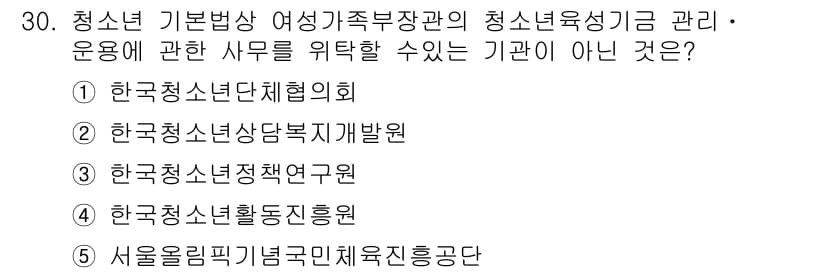 청소년상담사_1급(1교시)(구) 2024년 30번 - 정답과 핵심 포인트를 검수 중인 기출문제