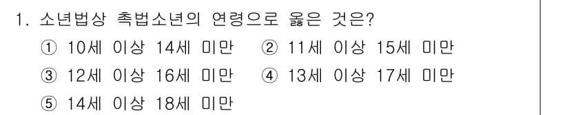 청소년상담사_1급(2교시)(구) 2024년 1번 - 정답과 핵심 포인트를 검수 중인 기출문제