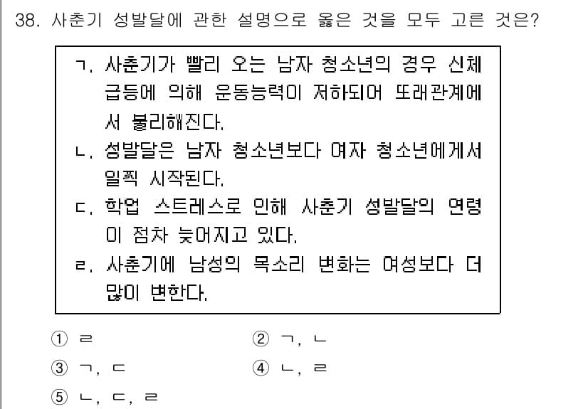 청소년상담사_1급(2교시)(구) 2024년 38번 - 정답과 핵심 포인트를 검수 중인 기출문제