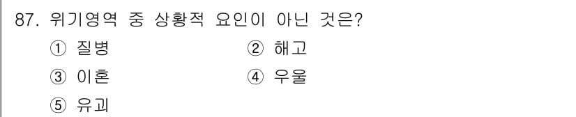 청소년상담사_1급(2교시) 2024년 87번 - 정답과 핵심 포인트를 검수 중인 기출문제