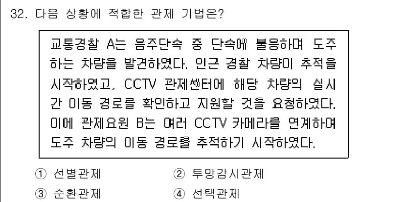 영상정보관리사 2024년 32번 - 정답과 핵심 포인트를 검수 중인 기출문제