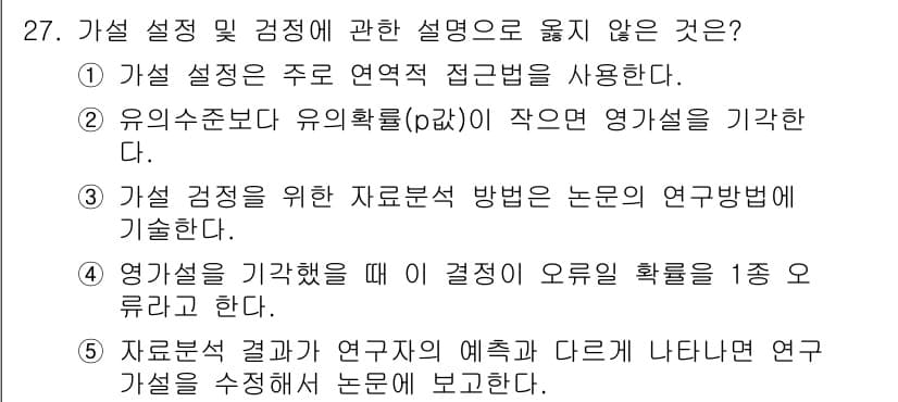 청소년상담사_2급(1교시)(구) 2024년 27번 - 정답과 핵심 포인트를 검수 중인 기출문제