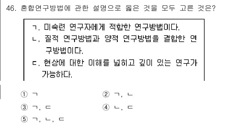 청소년상담사_2급(1교시)(구) 2024년 46번 - 정답과 핵심 포인트를 검수 중인 기출문제