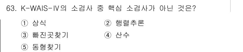 청소년상담사_2급(1교시)(구) 2024년 63번 - 정답과 핵심 포인트를 검수 중인 기출문제
