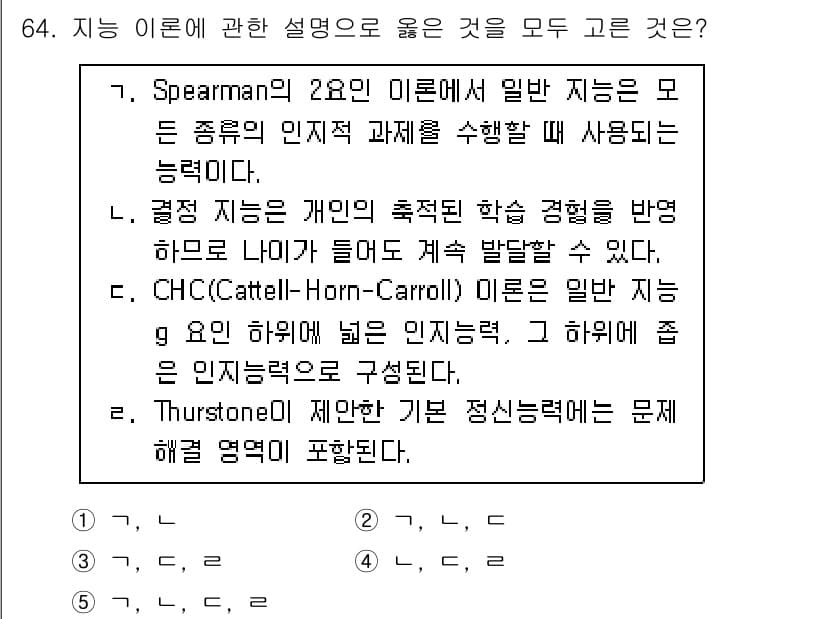 청소년상담사_2급(1교시)(구) 2024년 64번 - 정답과 핵심 포인트를 검수 중인 기출문제