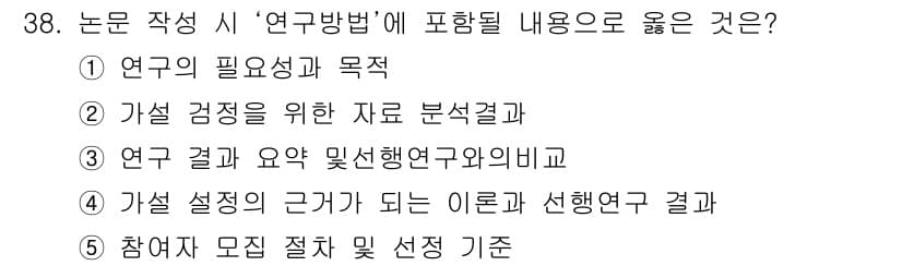 청소년상담사_2급(1교시) 2024년 38번 - 정답과 핵심 포인트를 검수 중인 기출문제