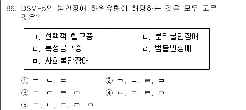 청소년상담사_2급(1교시) 2024년 86번 - 정답과 핵심 포인트를 검수 중인 기출문제