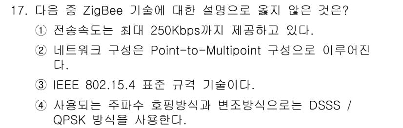 네트워크관리사_1급 2024년 17번 - 정답과 핵심 포인트를 검수 중인 기출문제
