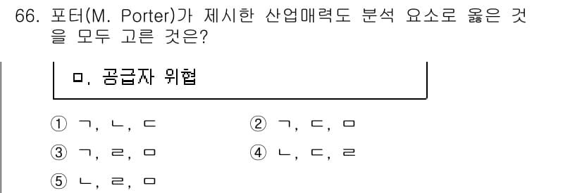 경영지도사_1차_1교시(구) 2025년 66번 - 정답과 핵심 포인트를 검수 중인 기출문제