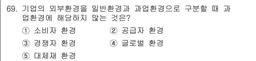 경영지도사_1차_2교시 2025년 69번 - 정답과 핵심 포인트를 검수 중인 기출문제