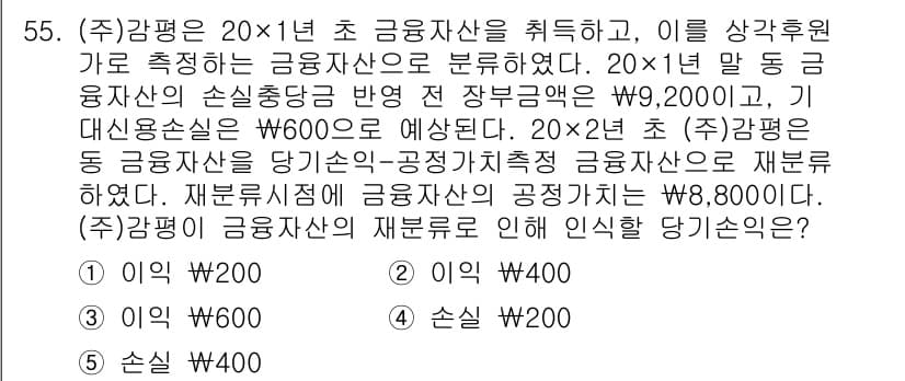 감정평가사_1차_2교시 2025년 55번 - 정답과 핵심 포인트를 검수 중인 기출문제