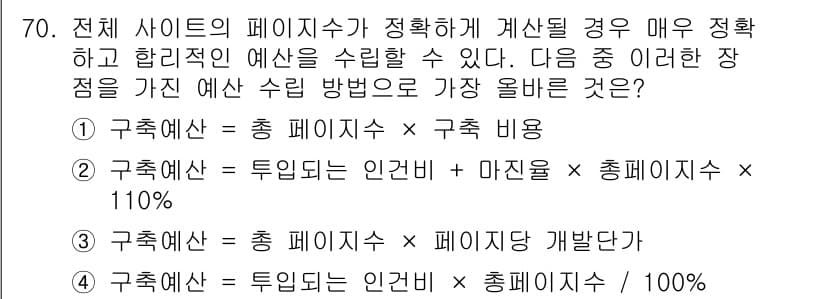 전자상거래관리사_1급 2018년 71번 - 정답과 핵심 포인트를 검수 중인 기출문제