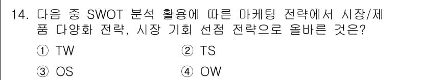 전자상거래관리사_1급 2019년 14번 - 정답과 핵심 포인트를 검수 중인 기출문제