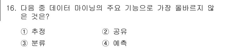 전자상거래관리사_1급 2019년 16번 - 정답과 핵심 포인트를 검수 중인 기출문제