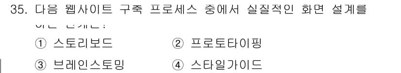 전자상거래관리사_1급 2019년 35번 - 정답과 핵심 포인트를 검수 중인 기출문제