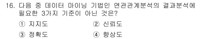 전자상거래관리사_1급 2020년 16번 - 정답과 핵심 포인트를 검수 중인 기출문제