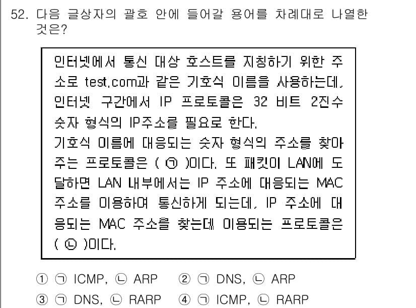 전자상거래관리사_1급 2020년 52번 - 정답과 핵심 포인트를 검수 중인 기출문제