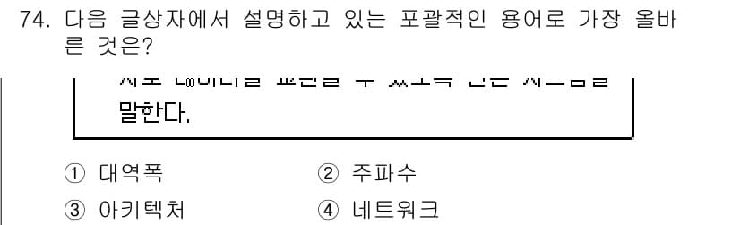 전자상거래관리사_1급 2021년 73번 - 정답과 핵심 포인트를 검수 중인 기출문제