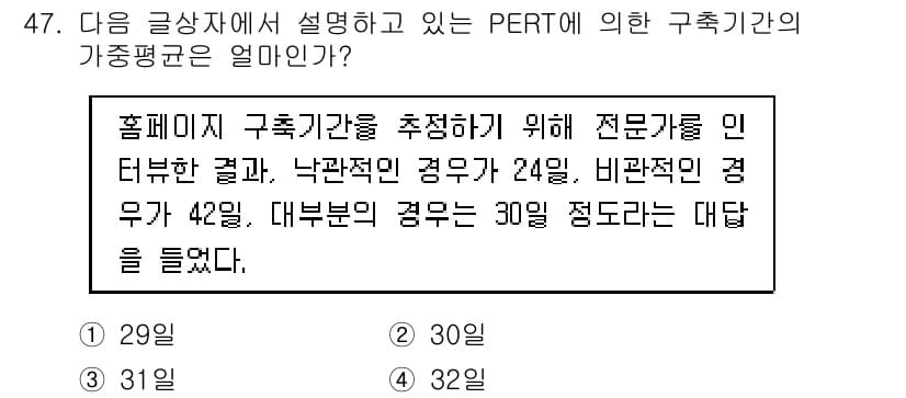 전자상거래관리사_1급 2024년 47번 - 정답과 핵심 포인트를 검수 중인 기출문제