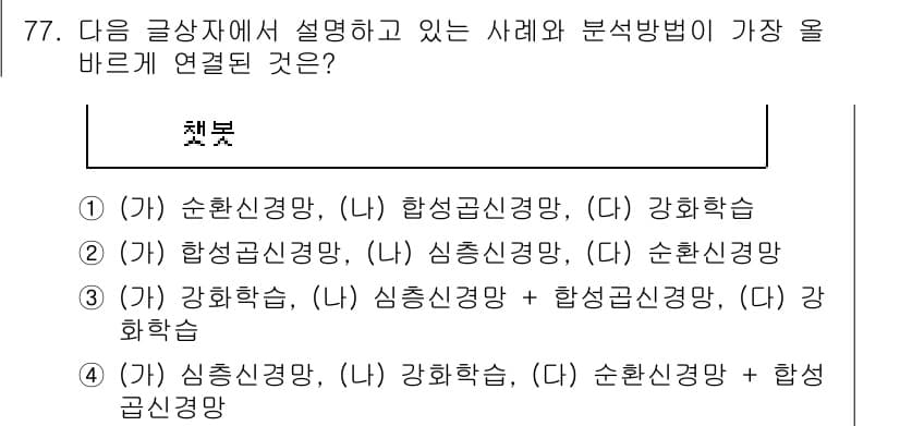 전자상거래관리사_1급 2024년 77번 - 정답과 핵심 포인트를 검수 중인 기출문제