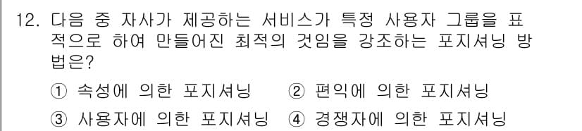 전자상거래관리사_2급 2019년 12번 - 정답과 핵심 포인트를 검수 중인 기출문제
