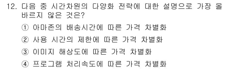 전자상거래관리사_2급 2021년 11번 - 정답과 핵심 포인트를 검수 중인 기출문제