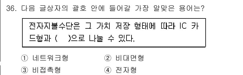 전자상거래관리사_2급 2021년 35번 - 정답과 핵심 포인트를 검수 중인 기출문제