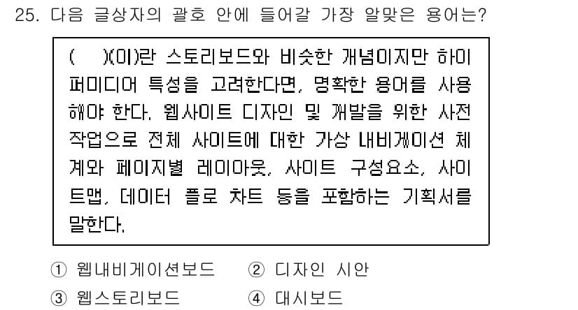 전자상거래관리사_2급 2023년 25번 - . 웹사이트 레이아웃

핵심 해설: '웹사이트 레이아웃'은 사용자 인터페... 에 관한 핵심 기출문제