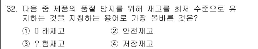 전자상거래관리사_2급 2023년 32번 - 정답과 핵심 포인트를 검수 중인 기출문제