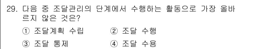 전자상거래관리사_2급 2024년 29번 - 정답과 핵심 포인트를 검수 중인 기출문제