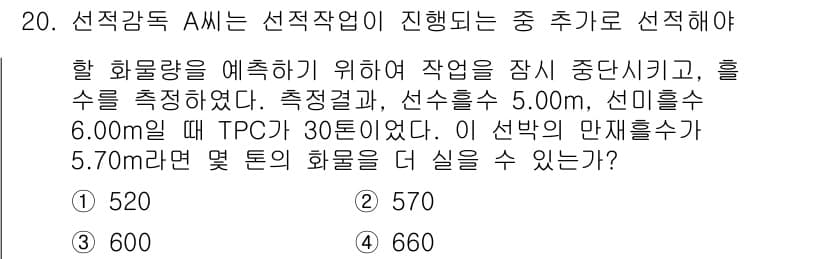 검량사 2018년 20번 - 정답과 핵심 포인트를 검수 중인 기출문제