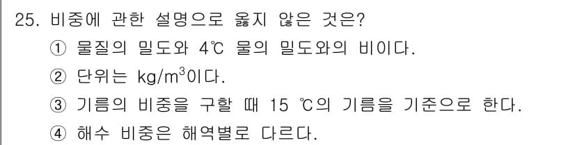 검량사 2021년 25번 - 정답과 핵심 포인트를 검수 중인 기출문제