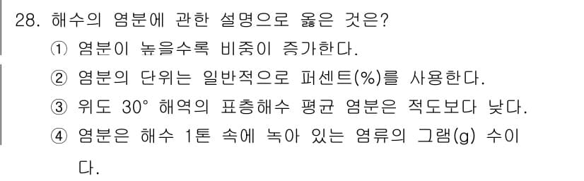 검량사 2021년 28번 - 정답과 핵심 포인트를 검수 중인 기출문제