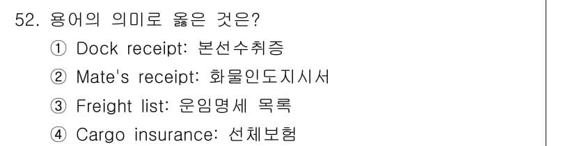 검량사 2021년 52번 - 정답과 핵심 포인트를 검수 중인 기출문제