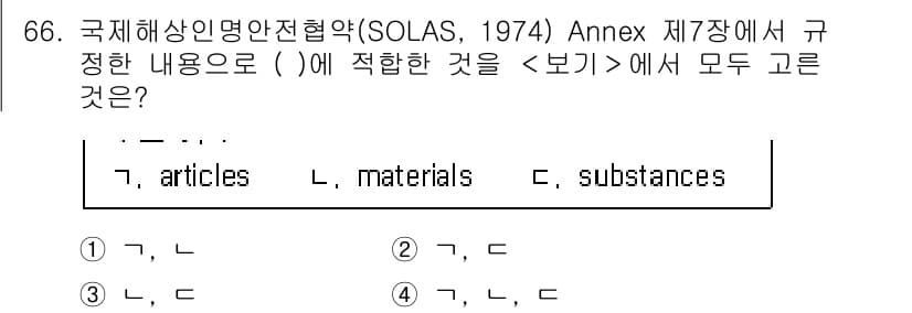 검량사 2021년 66번 - 정답과 핵심 포인트를 검수 중인 기출문제