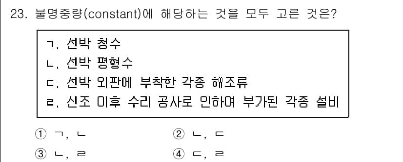 검량사 2024년 23번 - 정답과 핵심 포인트를 검수 중인 기출문제