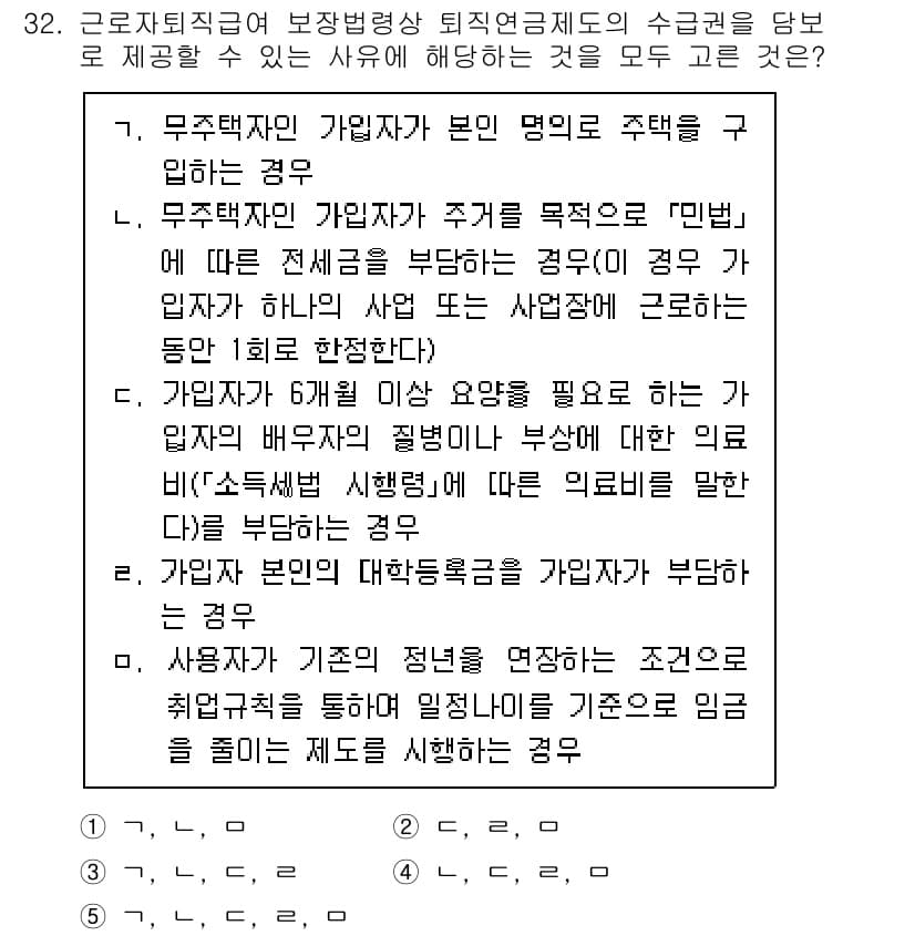 공인노무사_1차(노동법1)(구) 2025년 32번 - 정답 3번은 근로자 개인이 기본 명령을 주도하거나 명령을 받을 수 없는 ... 에 관한 핵심 기출문제