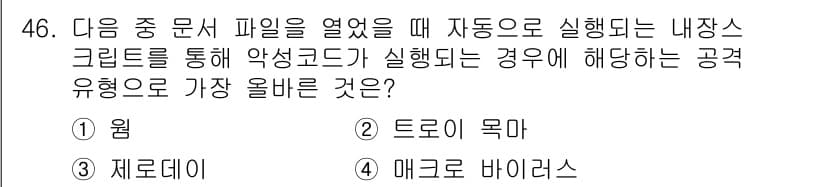전자상거래운용사 2025년 46번 - 정답과 핵심 포인트를 검수 중인 기출문제