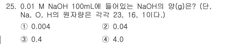 정수시설운영관리사_3급_1차 2019년 25번 - 정답과 핵심 포인트를 검수 중인 기출문제