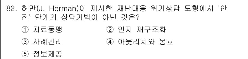 청소년상담사_1급(2교시) 2025년 82번 - 정답과 핵심 포인트를 검수 중인 기출문제