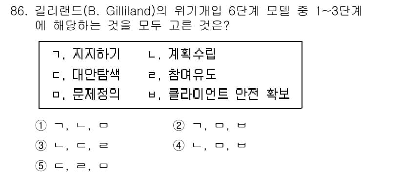 청소년상담사_1급(2교시) 2025년 86번 - 정답과 핵심 포인트를 검수 중인 기출문제