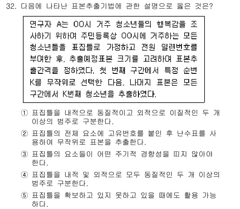 청소년상담사_2급(1교시)(구) 2025년 32번 - 정답과 핵심 포인트를 검수 중인 기출문제
