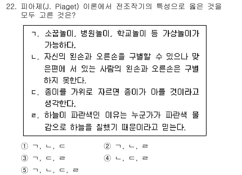 청소년상담사_3급(1교시)(구) 2025년 22번 - 정답과 핵심 포인트를 검수 중인 기출문제