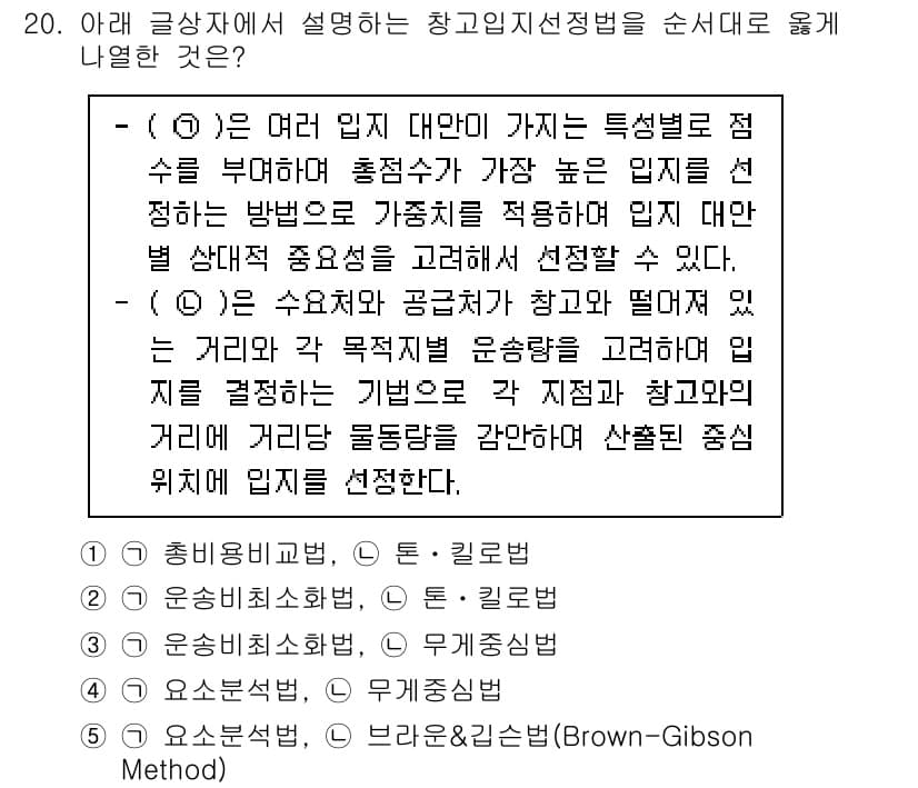 유통관리사_2급 2025년 20번 - 정답과 핵심 포인트를 검수 중인 기출문제