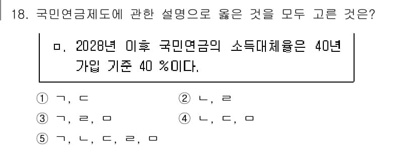 사회복지사_1급(3교시)(구) 2025년 18번 - 정답과 핵심 포인트를 검수 중인 기출문제